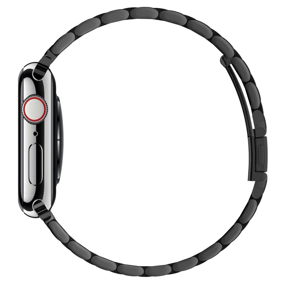 Spigen Modern Fit band voor Apple Watch 49mm / 46mm / 45mm / 44mm / 42mm Series, Zwart 062MP25403
