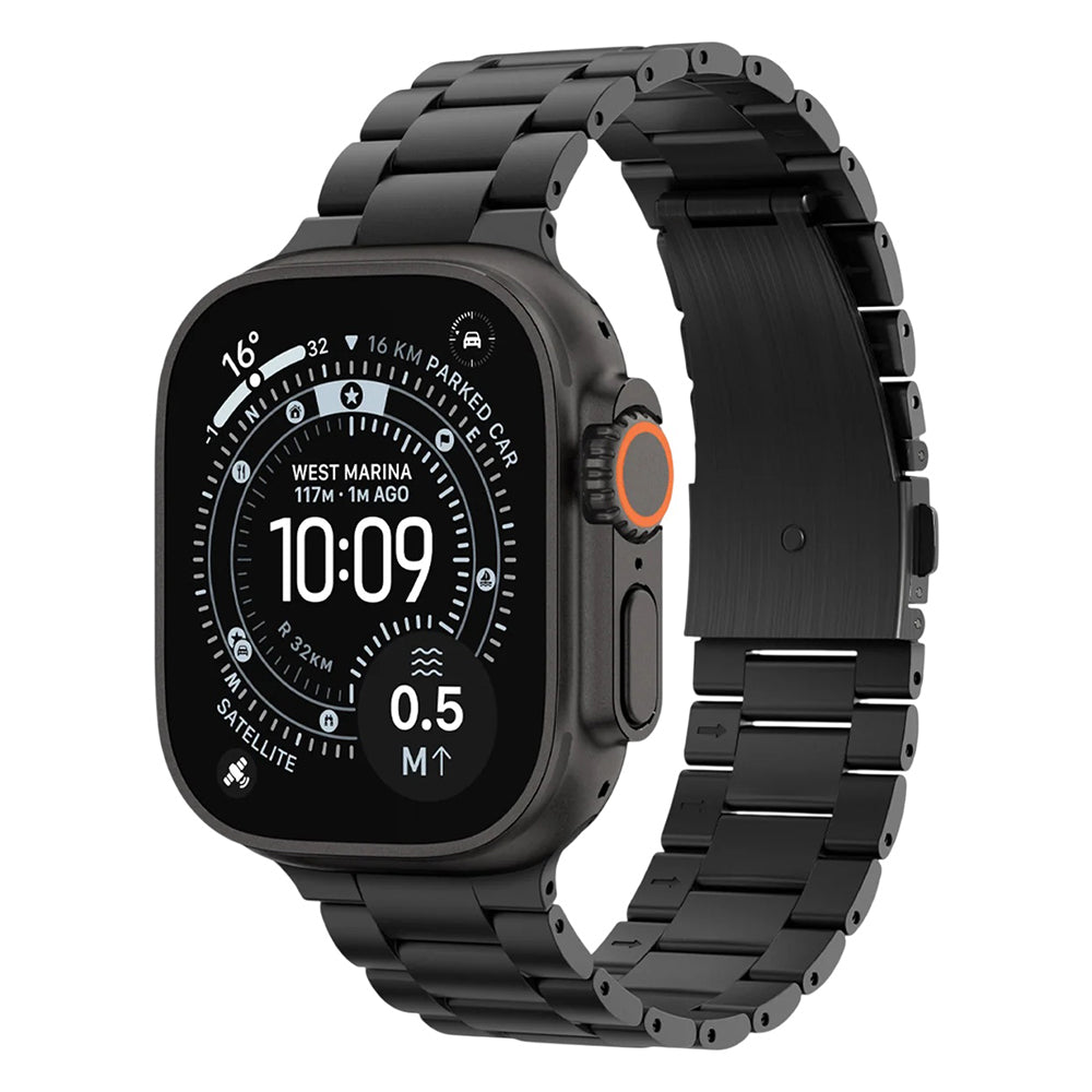 Spigen Modern Fit band voor Apple Watch 49mm / 46mm / 45mm / 44mm / 42mm Series, Zwart AMP11577