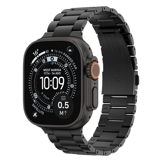 Spigen Modern Fit band voor Apple Watch 49mm / 46mm / 45mm / 44mm / 42mm Series, Zwart AMP11577