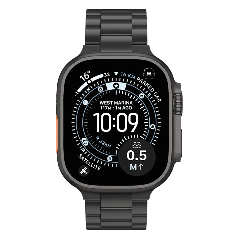 Spigen Modern Fit band voor Apple Watch 49mm / 46mm / 45mm / 44mm / 42mm Series, Zwart AMP11577