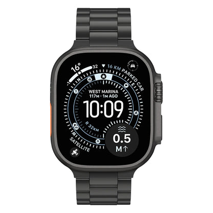 Spigen Modern Fit band voor Apple Watch 49mm / 46mm / 45mm / 44mm / 42mm Series, Zwart AMP11577