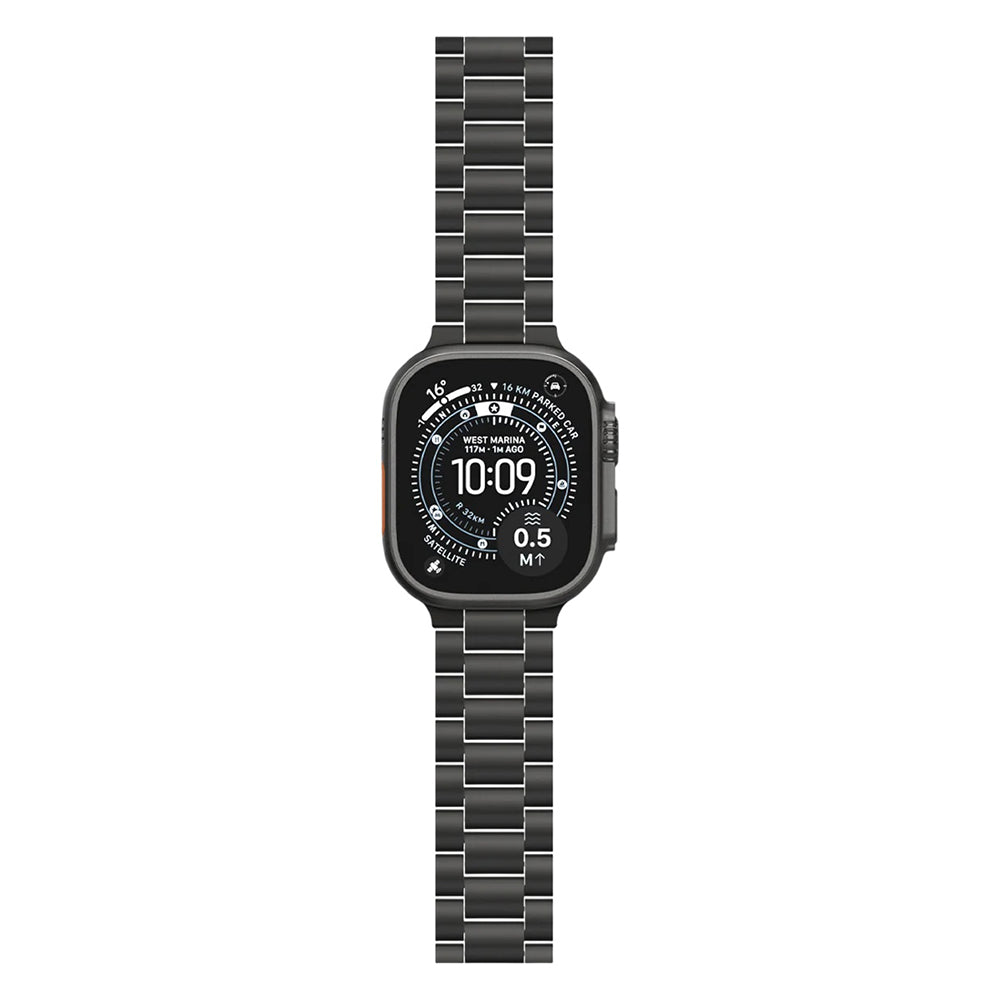 Spigen Modern Fit band voor Apple Watch 49mm / 46mm / 45mm / 44mm / 42mm Series, Zwart AMP11577