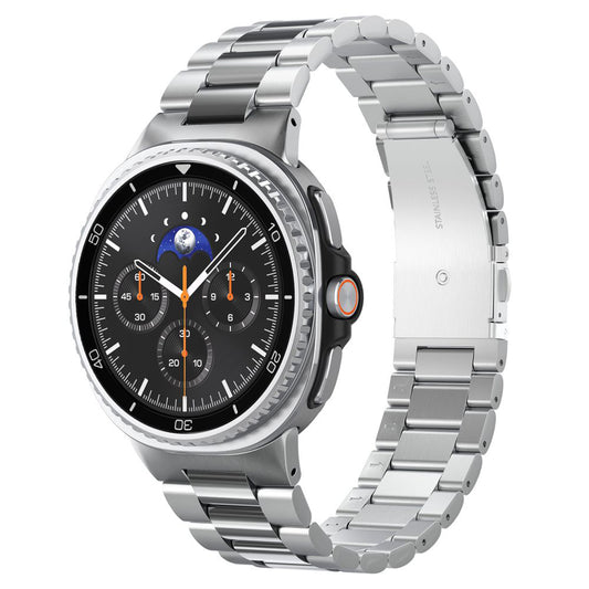 Spigen Modern Fit band voor Samsung Galaxy Watch8 / Watch8 Classic Series, Zilver