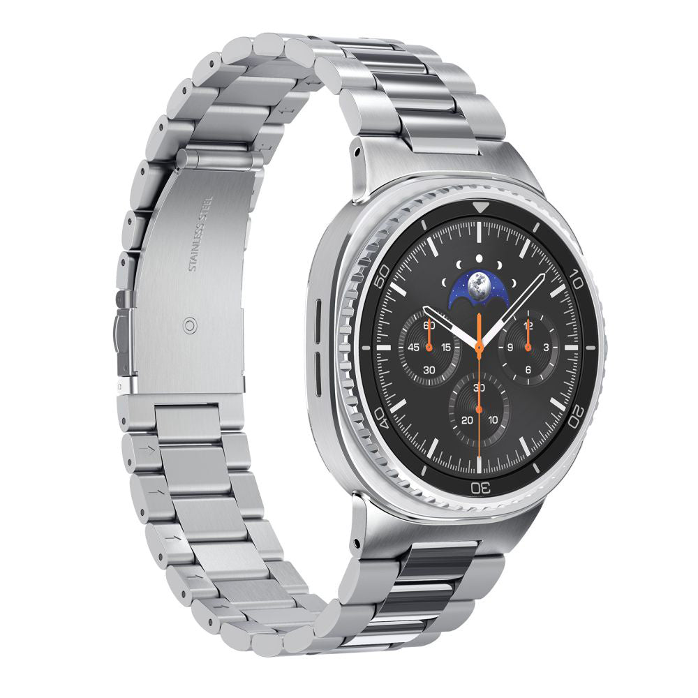 Bracelet Spigen Modern Fit pour Samsung Galaxy Watch8 / Watch8 Classic Series, Argenté AMP10120