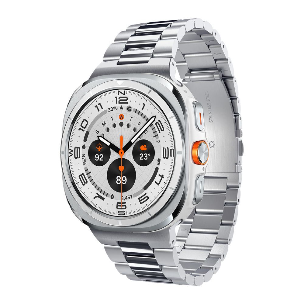 Spigen Modern Fit band voor Samsung Galaxy Watch Ultra Series, Zilver AMP08823