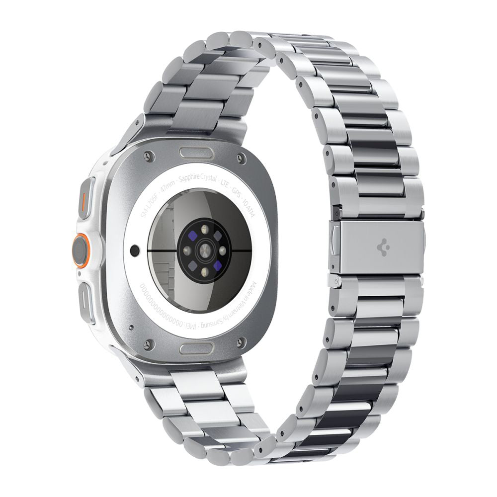 Spigen Modern Fit band voor Samsung Galaxy Watch Ultra Series, Zilver AMP08823