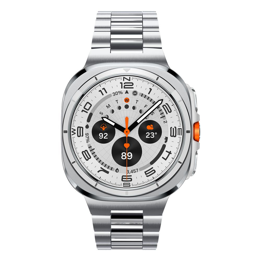 Spigen Modern Fit band voor Samsung Galaxy Watch Ultra Series, Zilver AMP08823