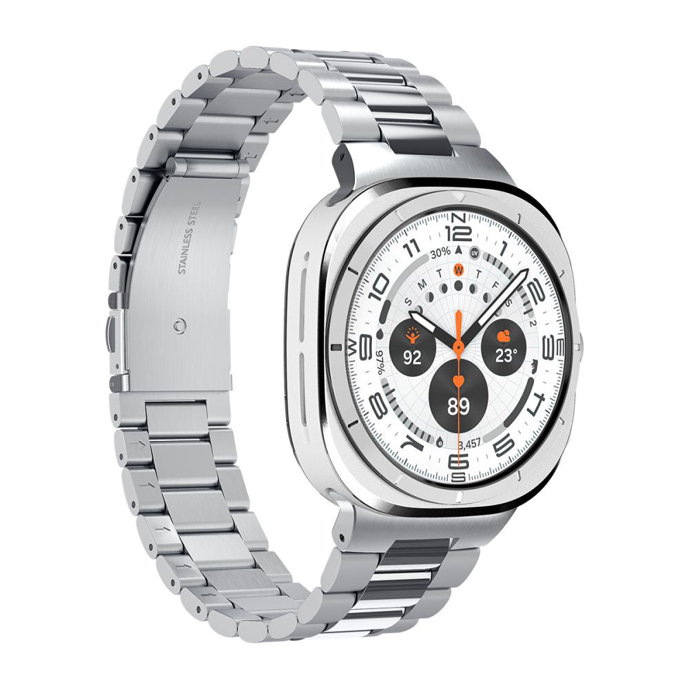 Spigen Modern Fit band voor Samsung Galaxy Watch Ultra Series, Zilver AMP08823