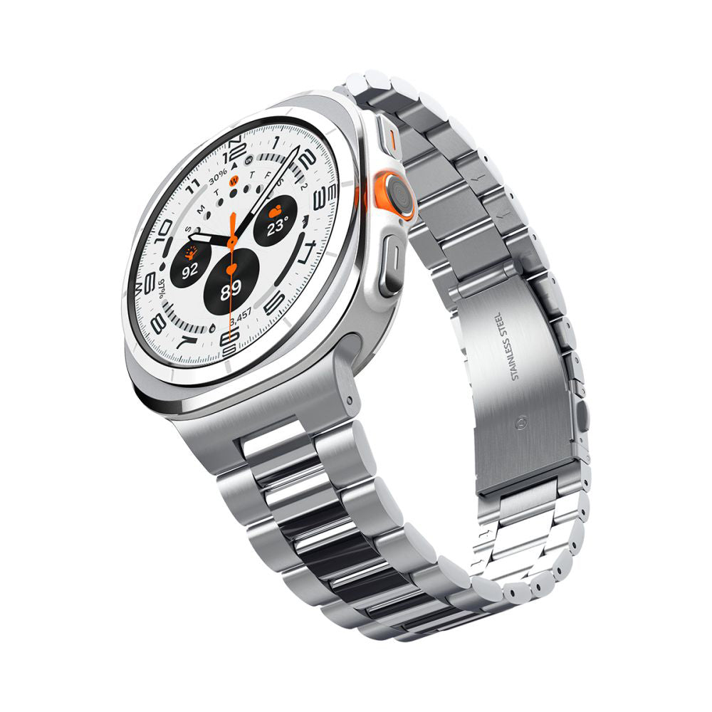 Spigen Modern Fit band voor Samsung Galaxy Watch Ultra Series, Zilver AMP08823