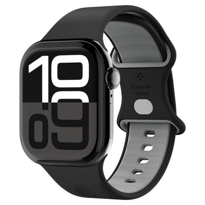 Spigen Nano Pop band voor Apple Watch 49mm / 46mm / 45mm / 44mm / 42mm Series, Zwart AMP09321