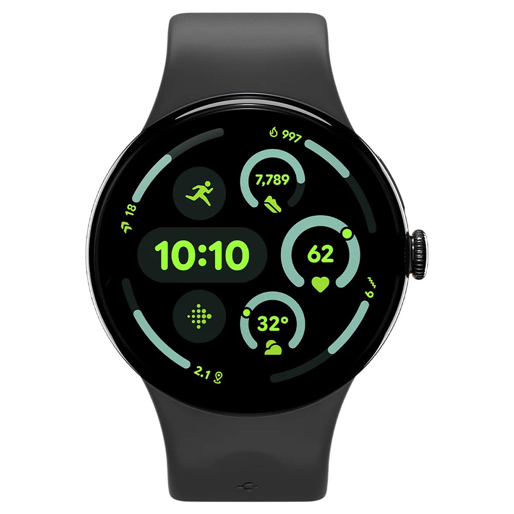 Spigen Nano Pop Armband für Google Pixel Watch 41mm Serie, Schwarz AMP09486