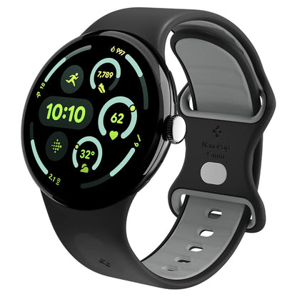 Spigen Nano Pop Armband für Google Pixel Watch 41mm Serie, Schwarz AMP09486