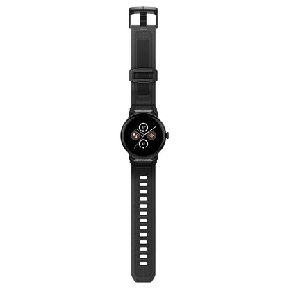 Spigen Rugged Armband für Google Pixel Watch 45mm Serie, Schwarz AMP07600