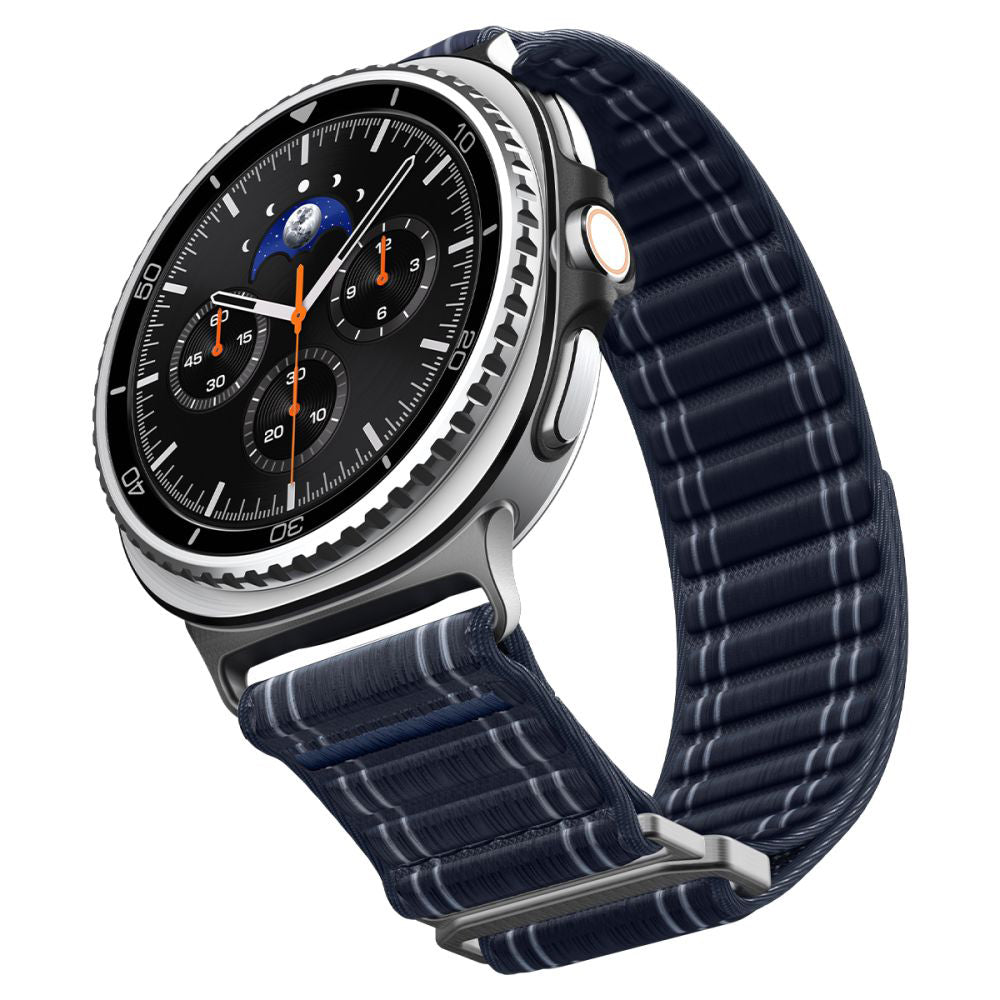 Spigen WBF0 Armband für Samsung Galaxy Watch8 / Watch8 Classic Series, Marineblau AMP10155