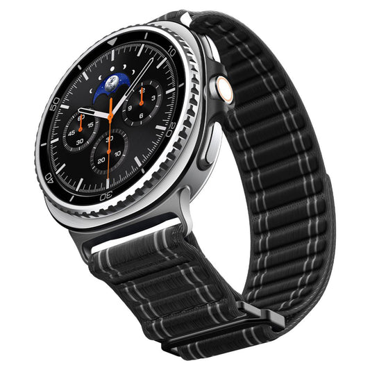 Spigen WBF0 band voor Samsung Galaxy Watch8 / Watch8 Classic Series, Zwart