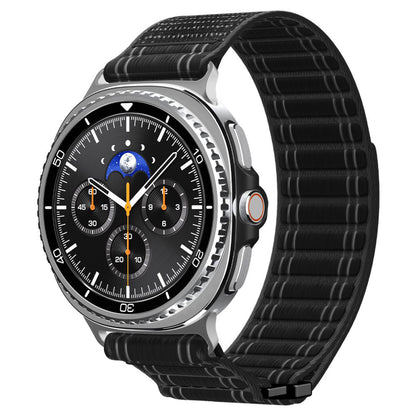 Spigen WBF0 band voor Samsung Galaxy Watch8 / Watch8 Classic Series, Zwart