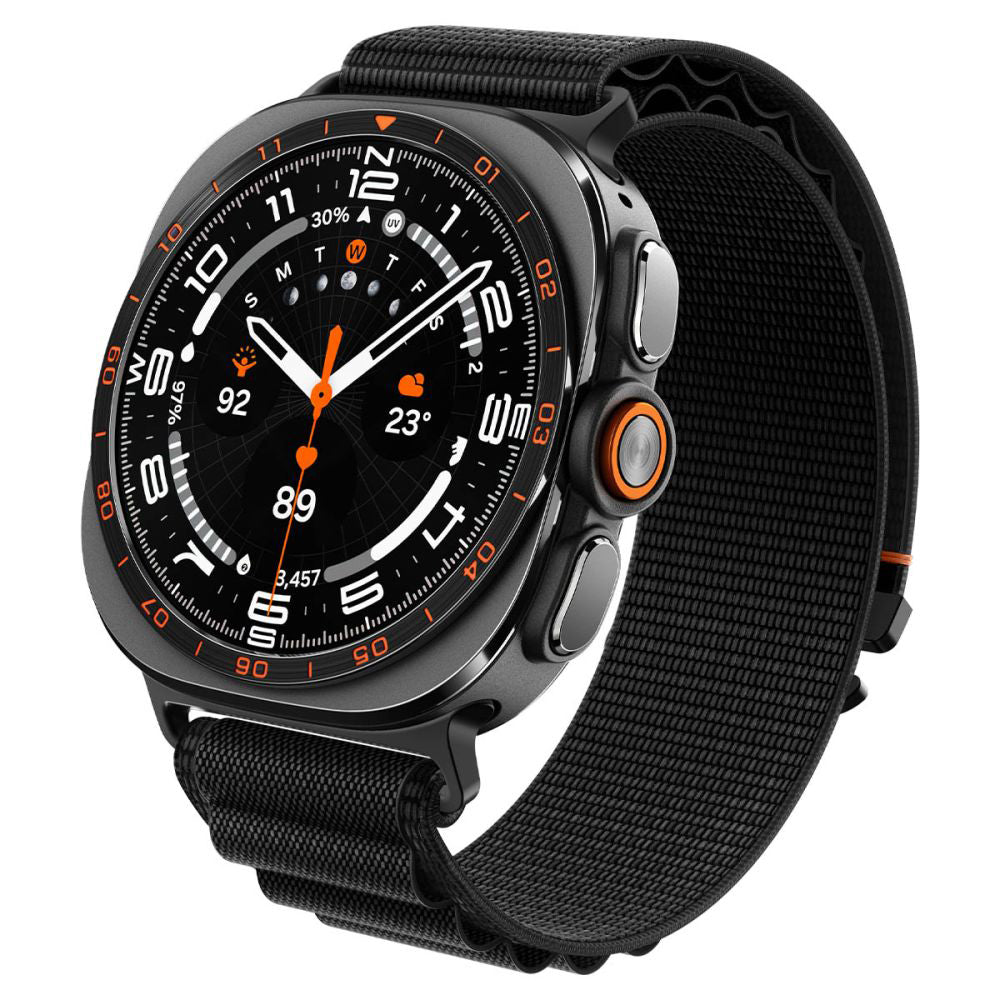 Spigen WBF1 band voor Samsung Galaxy Watch Ultra Series, Zwart AMP11613
