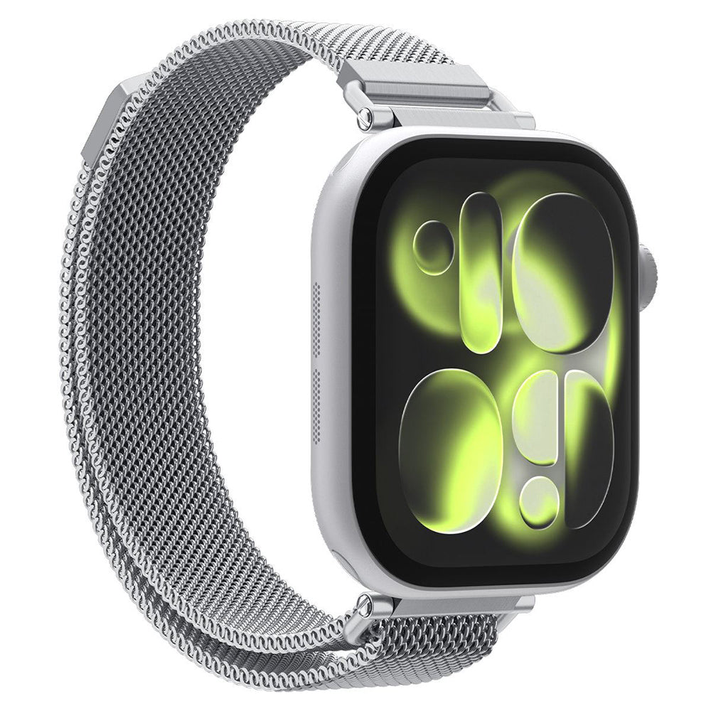 Spigen WBM4 Armband für Apple Watch 42mm / 41mm / 40mm Series, Silber AMP10498
