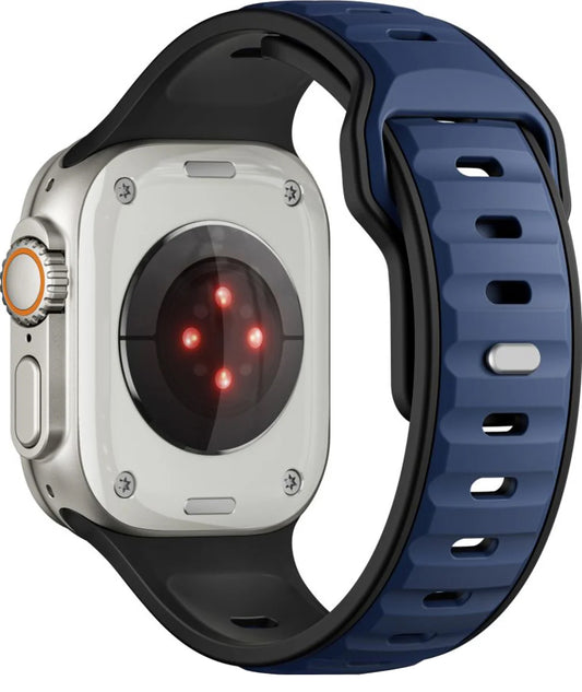 Bracelet Tech-Protect Iconband Line pour Apple Watch 49mm / 46mm / 45mm / 44mm Series, Bleu Marine