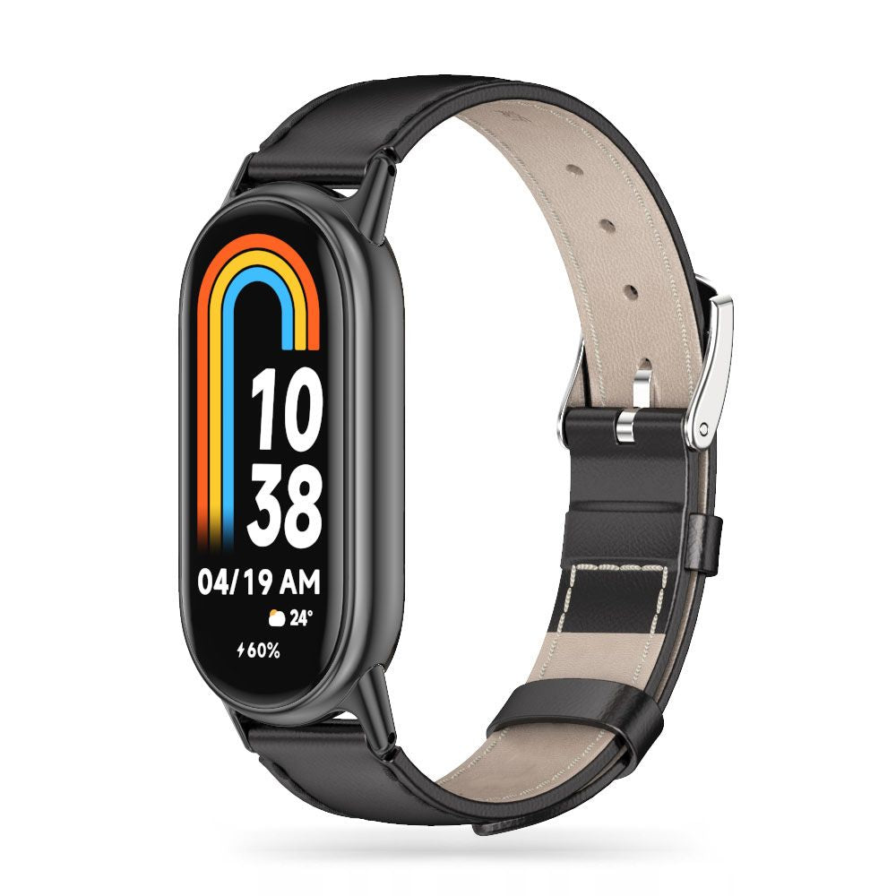 Tech-Protect Bracelet en cuir pour Xiaomi Smart Band 8/9, noir 