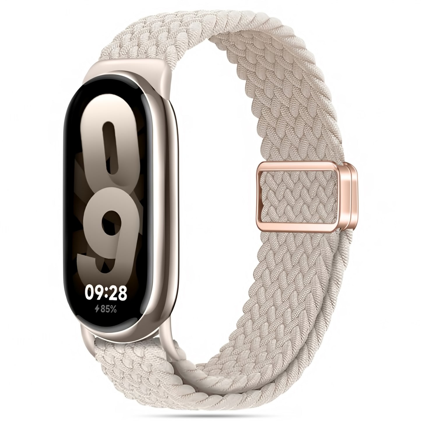 Tech-Protect Dragonne NylonMag pour Xiaomi Smart Band 8/9, Beige 