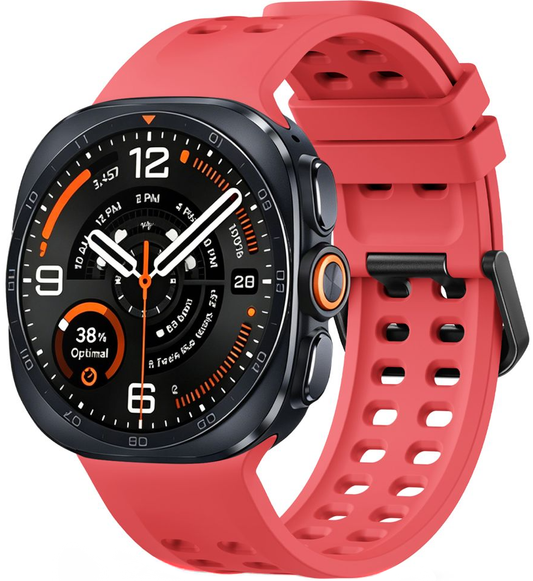 Tech-Protect Silicone Air Armband für Samsung Galaxy Watch9 / Watch8 / Watch8 Classic Series, Rot