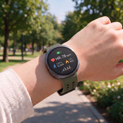 Tech-Protect Silicone Air Band voor Samsung Galaxy Watch9 / Watch8 / Watch8 Classic Series, Groen