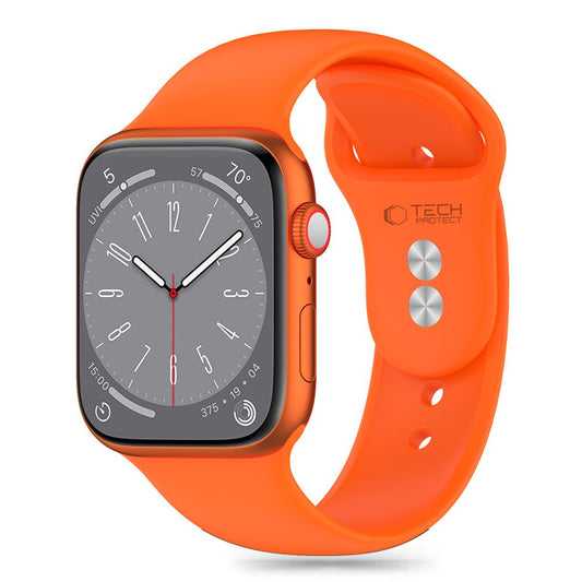 Tech-Protect Bracelet en silicone pour Apple Watch 41mm / 40mm / 38mm Series, Orange 