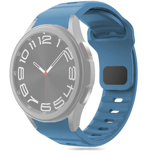 Tech-Protect Bracelet en silicone pour Samsung Galaxy Watch7 / Watch FE / Watch6 / Watch5 / Watch4 Series, bleu 