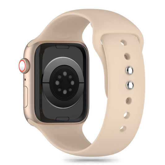 Tech-Protect Silikonarmband für Apple Watch 41mm / 40mm / 38mm Serie, Beige