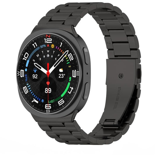 Tech-Protect Stainless Armband für Samsung Galaxy Watch8 / Watch8 Classic Series, Schwarz