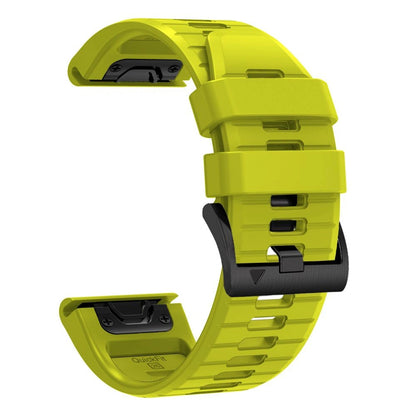 Bracelet en silicone Techsuit pour Garmin Fenix 5X / 5X Plus / 6X / 6X Pro / 7X / 8 / 8 Pro / 9 / 9 Pro, vert