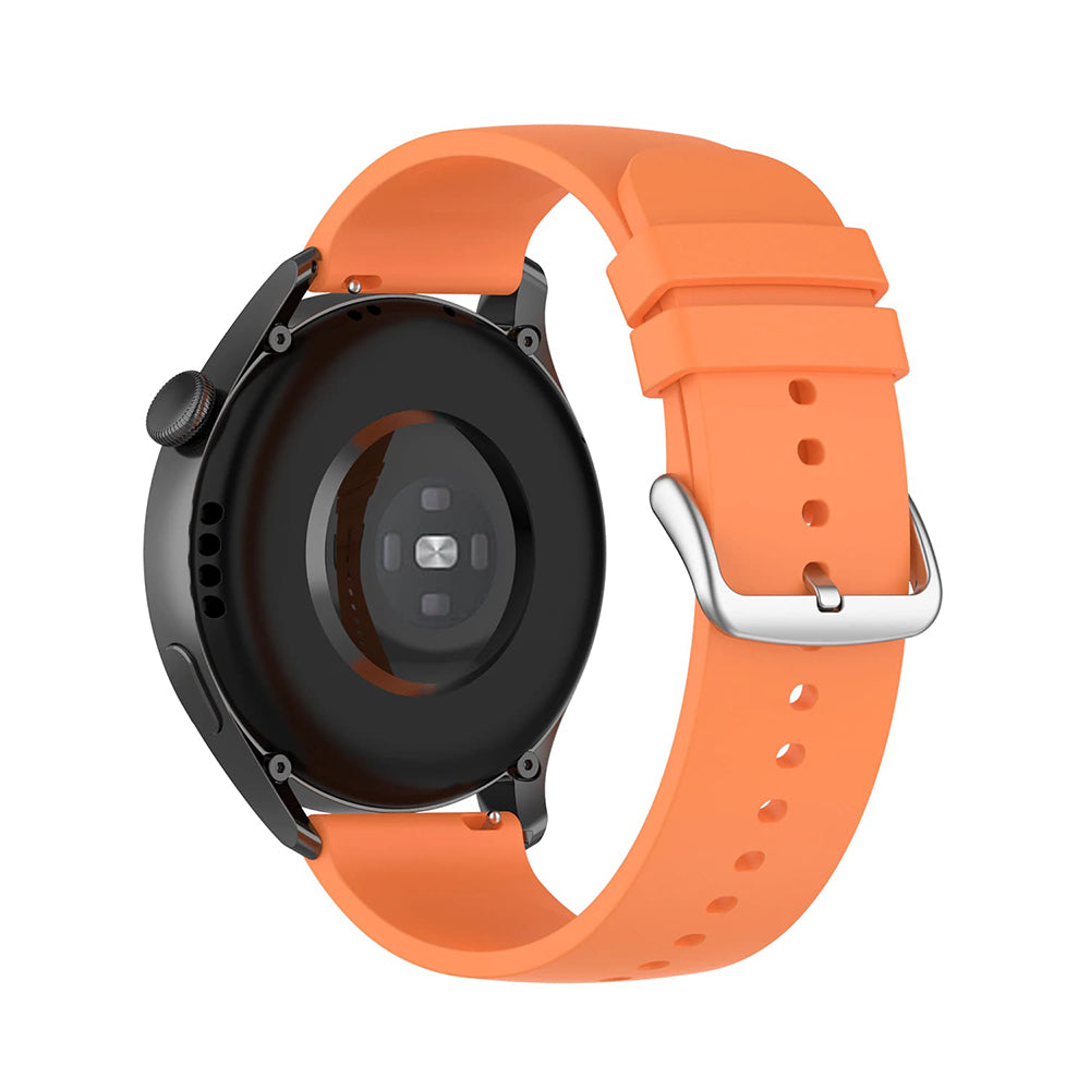 Techsuit W001 Armband für Samsung Galaxy Watch / Huawei Watch Series, 20mm, Orange