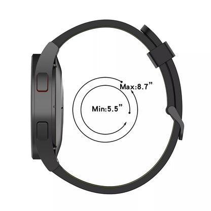 Techsuit W002 Armband für Huawei Watch / Xiaomi Watch Series, 22mm, Schwarz