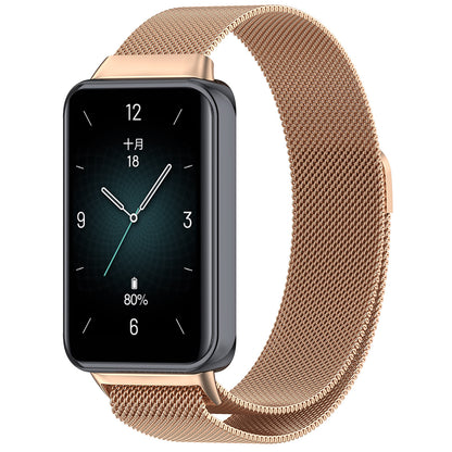 Bracelet Techsuit W009 pour Honor Band 9, Rose Doré