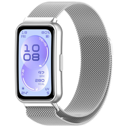 Bracelet Techsuit W009 pour Huawei Band 11 / 11 Pro, Argenté