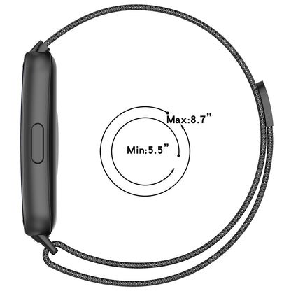 Techsuit W009 riem voor Huawei Band 11 / 11 Pro, Zilver
