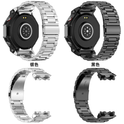 Techsuit W010 band voor Amazfit T-Rex 3, Zilver