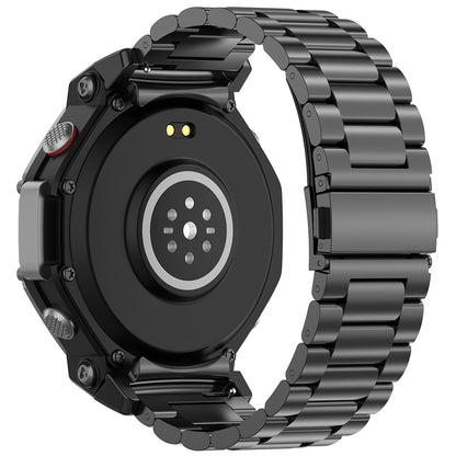 Techsuit W010 band voor Amazfit T-Rex 3, Zwart