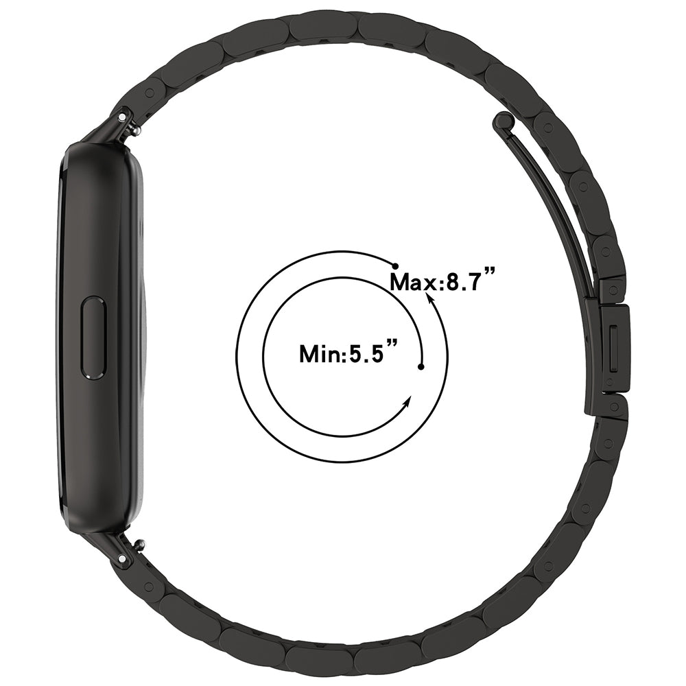 Techsuit W010 Armband für Huawei Band 11 / 11 Pro, Silber