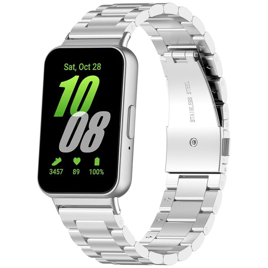 Techsuit W010 Armband für Samsung Galaxy Fit3 R39M, Silber