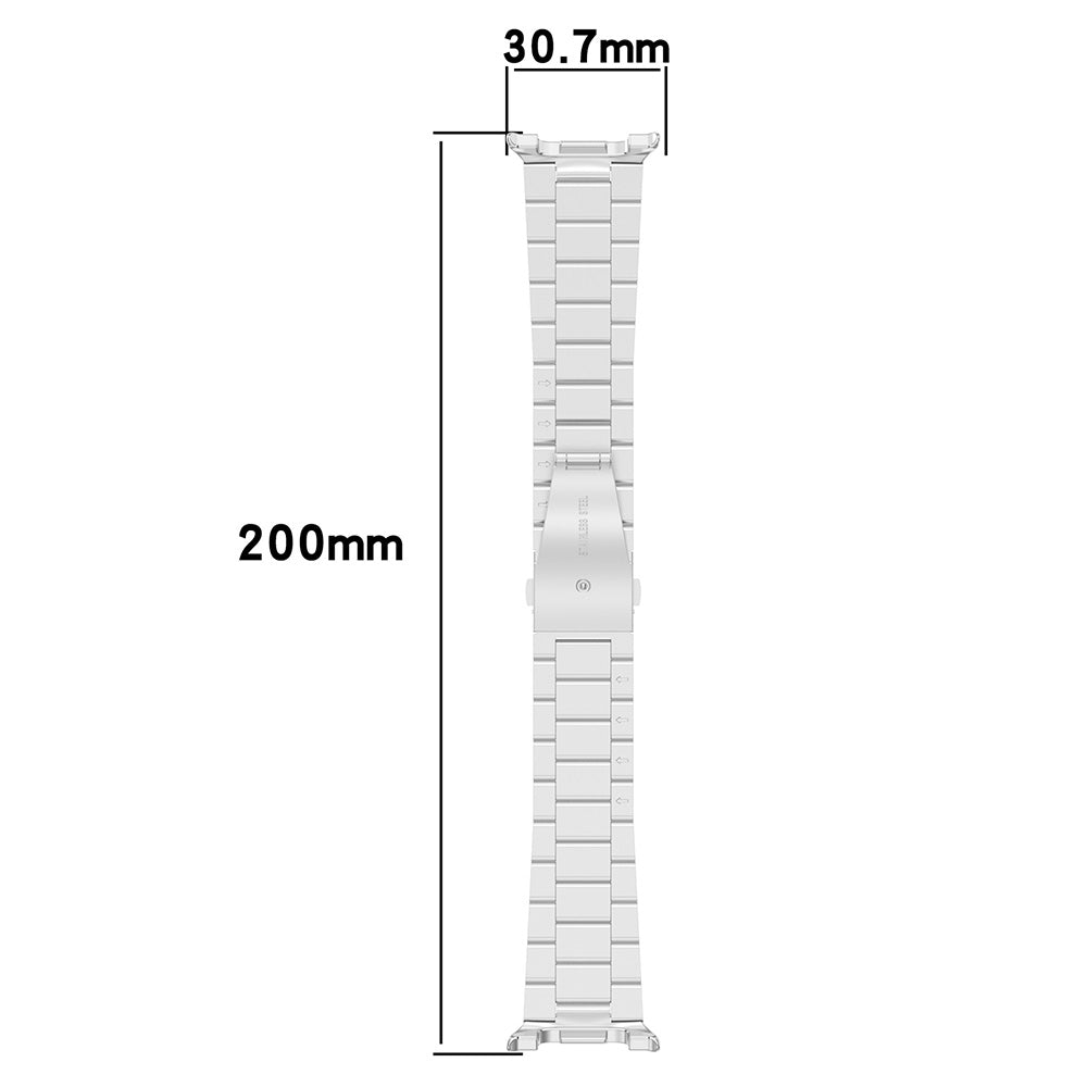 Techsuit W010 band voor Samsung Galaxy Watch 8 Classic / Watch8 44mm / Watch 8 40mm, Zilver