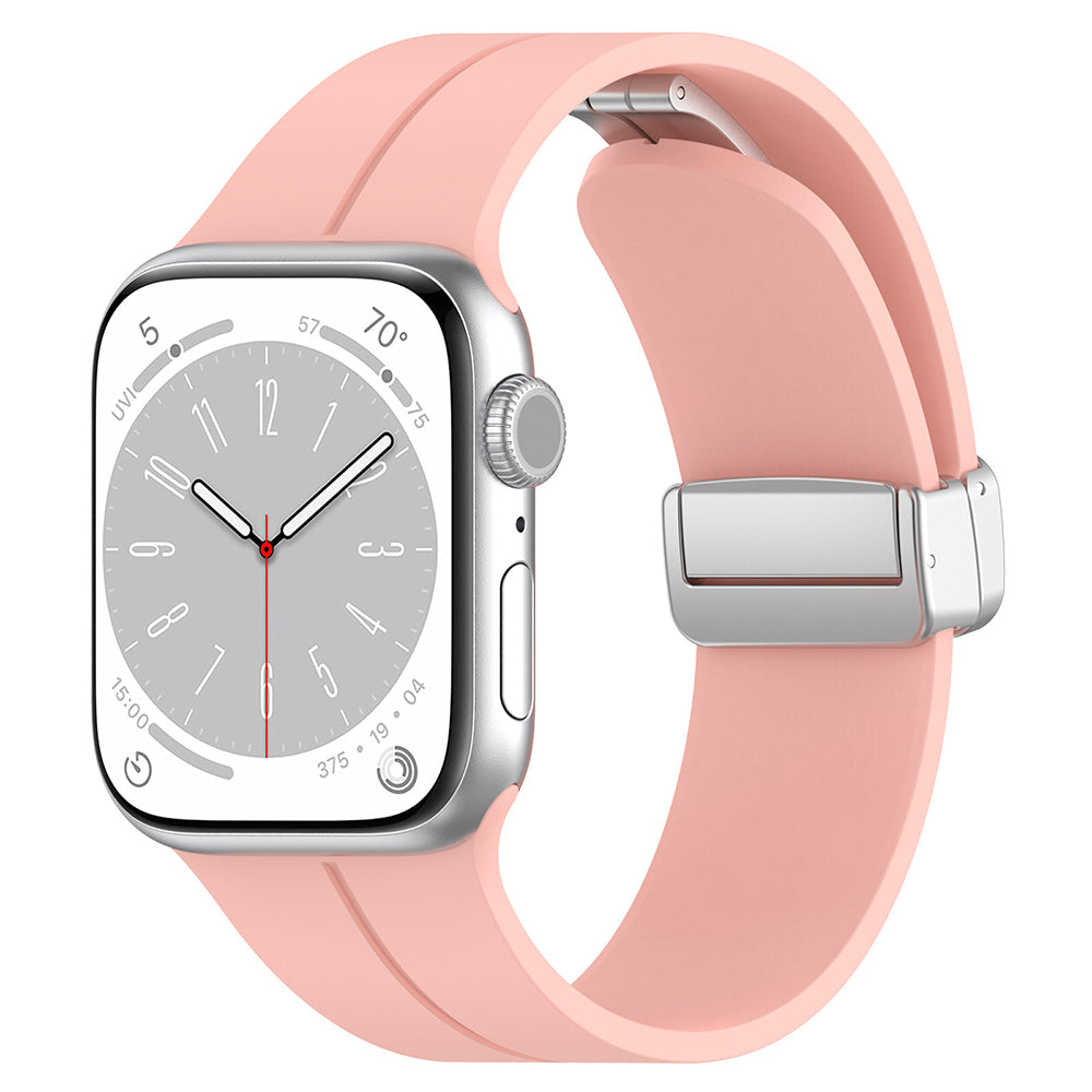 Techsuit W011 band voor Apple Watch 49mm / 46mm / 45mm / 44mm / 42mm Series, Roze