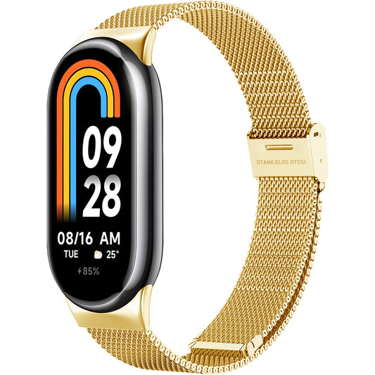 Techsuit W022 Strap for Xiaomi Smart Band 9 / 8, 15mm, Gold