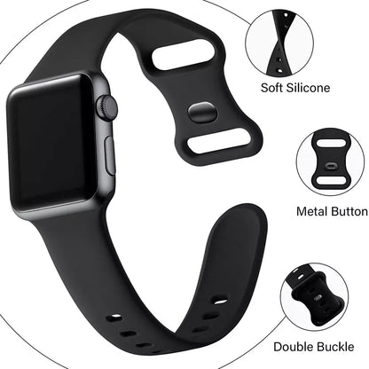 Techsuit W031 band voor Apple Watch 49mm / 46mm / 45mm / 44mm / 42mm Series, Gri