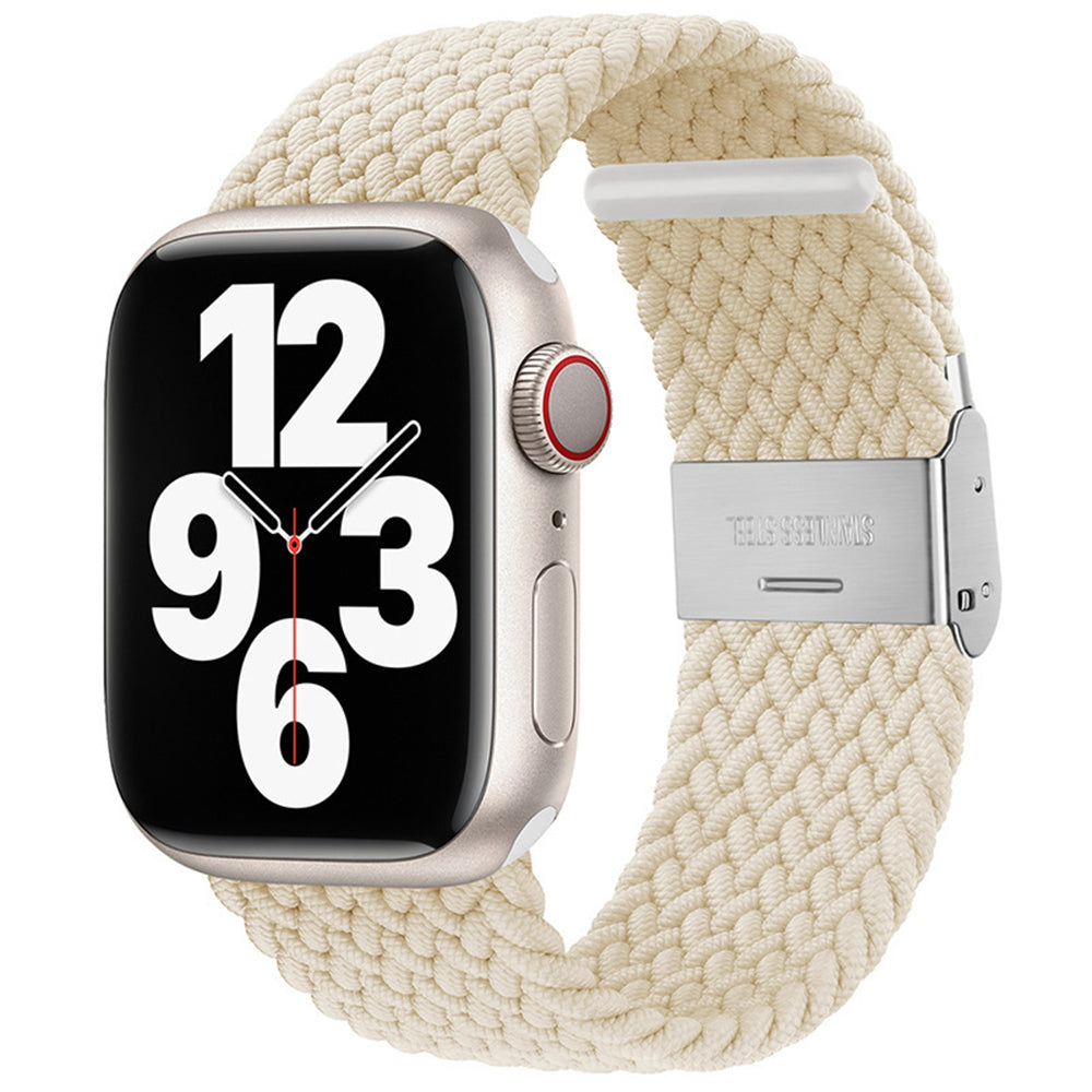 Techsuit-band W032 voor Apple Watch 41mm / 40mm / 38mm Series, Beige