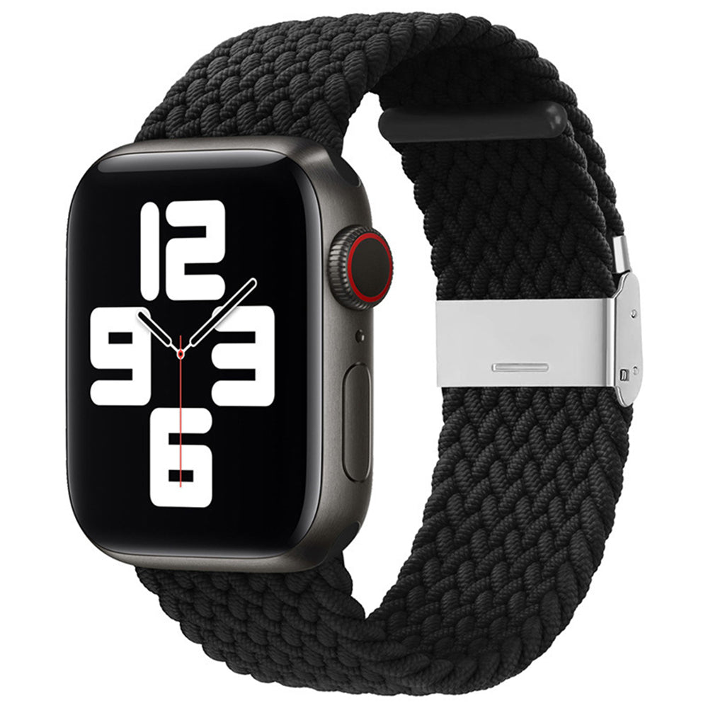 Techsuit W032 Armband für Apple Watch 42mm / 41mm / 40mm / 38mm Serie, Schwarz