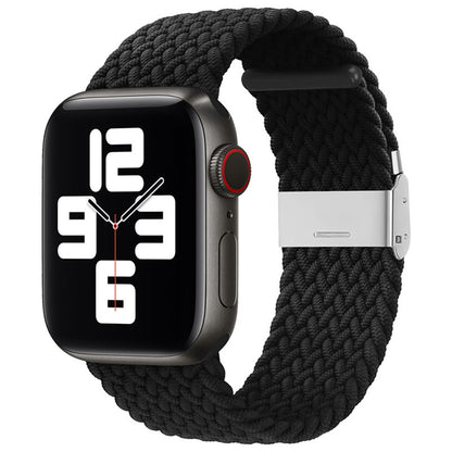 Techsuit W032 Armband für Apple Watch 42mm / 41mm / 40mm / 38mm Serie, Schwarz