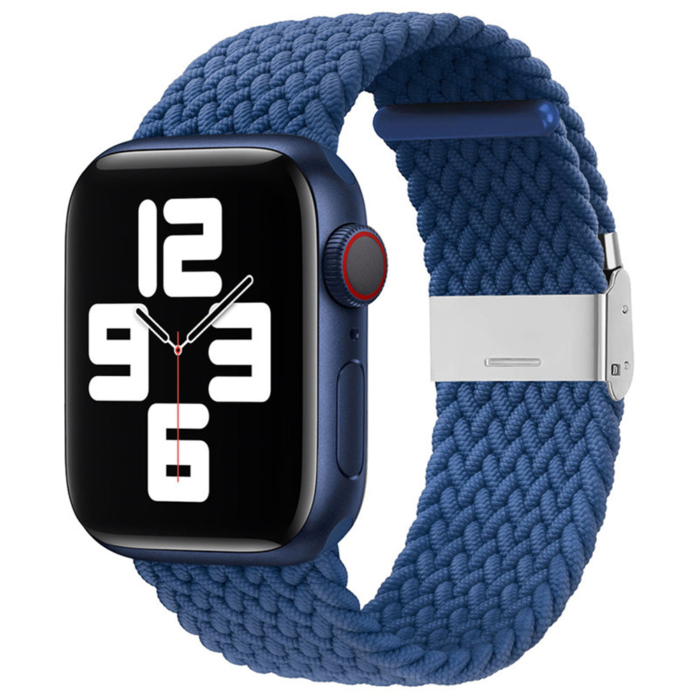 Techsuit W032 Armband für Apple Watch 49mm / 46mm / 45mm / 44mm / 42mm Serie, Marineblau