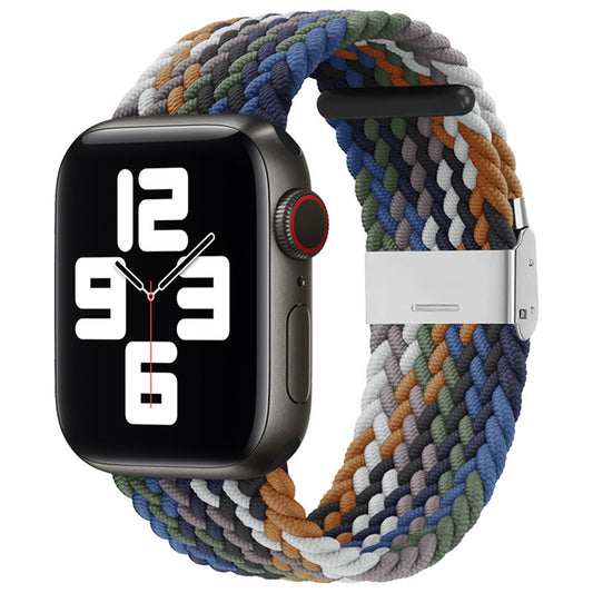 Bracelet Techsuit W032 pour Apple Watch 49mm / 46mm / 45mm / 44mm / 42mm Series, Vert Multicolore